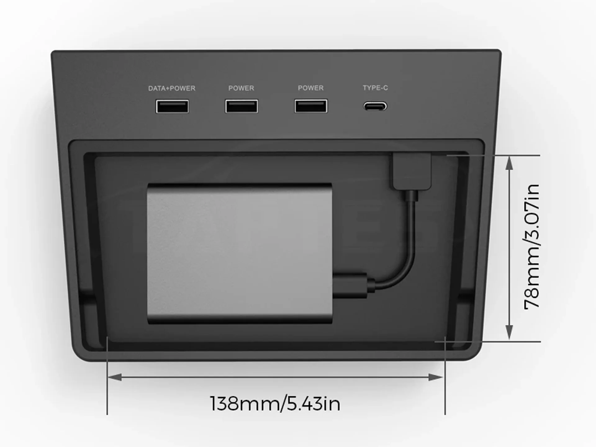Tesla Model 3 USB Hub (for Dashcam and Sentry Mode) - Image 3