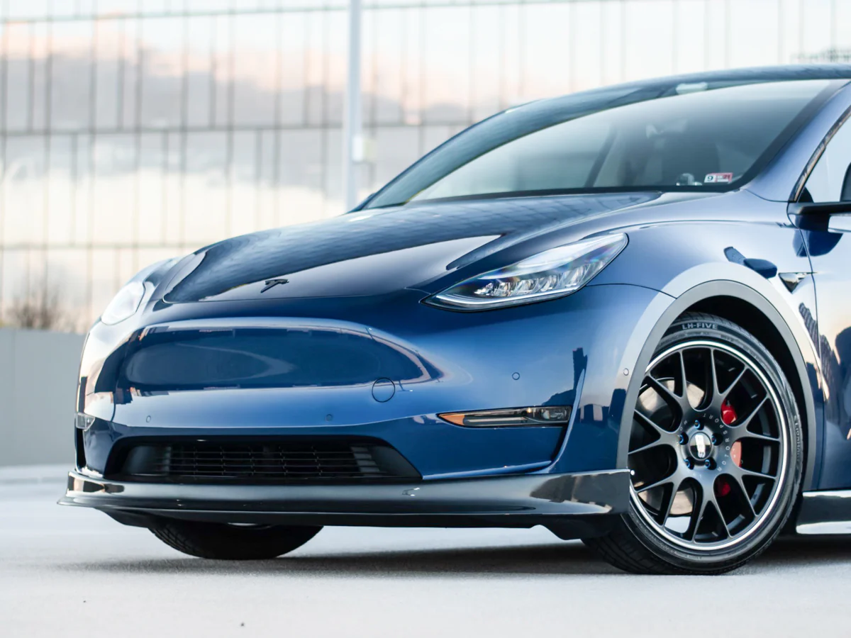 Tesla Model Y Carbon Fiber Front Spoiler - Image 19